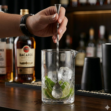 0433656101U-COLHER INOX BAR COM BASE 30CM