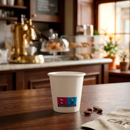 O Copo de Papel (Cartão) Branco para Café 8,8cl (88ml/3oz) é a escolha ideal para quem procura uma solução prática e sustentável para servir o seu café.