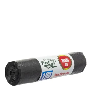 Produto sustentável sacos do lixo preto 100L da Copopalhinhas para eventos e restauração