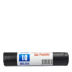 Produto sustentável sacos do lixo preto 120L da Copopalhinhas para eventos e restauração