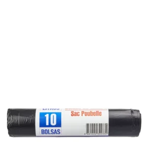 Produto sustentável sacos do lixo preto 50L da Copopalhinhas para eventos e restauração