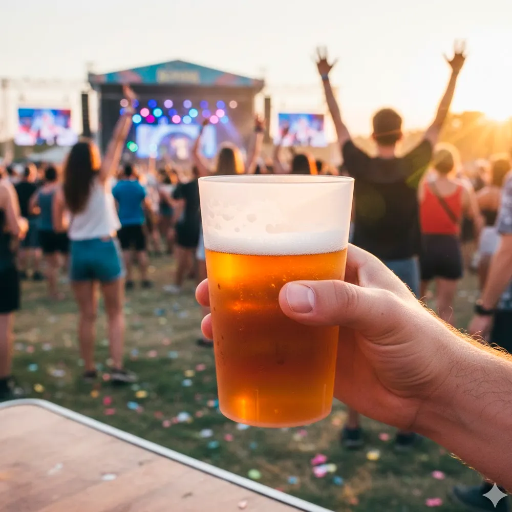 Eco copo em PP 20cl 25cl reutilizável e ecológico da Copopalhinhas