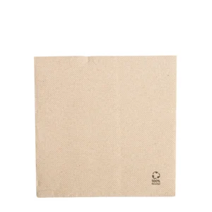 Guardanapo tissue reciclado natural 30x30 cm – ecológico e compostável