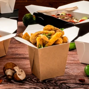 Detalhe do Recipientes Multi-Uso Micro-ondas 480ml Copopalhinhas feito com cartão nano-micro reciclável