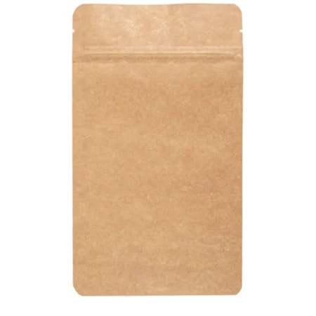 Sacos com fecho zip 250 g reutilizável e ecológico da Copopalhinhas