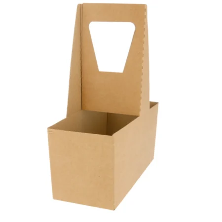 PORTA-COPOS EM CARTÃO MICROCANAL NATURAL PARA 2 COPOS-HOS216.73-1