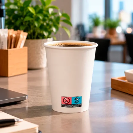 O Copo de Papel (Cartão) Branco 35cl (350ml/12oz) oferece praticidade, versatilidade e responsabilidade ambiental na hora de servir bebidas quentes ou frias.