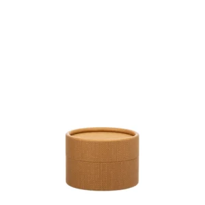Produto sustentável caixa em cartão com tampa 125ml da Copopalhinhas para eventos e restauração