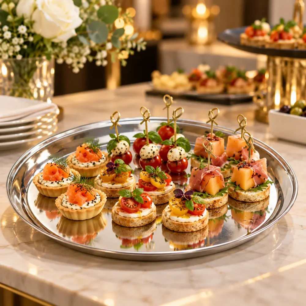 bandejas para catering