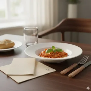 guardanapos em tissue reciclado