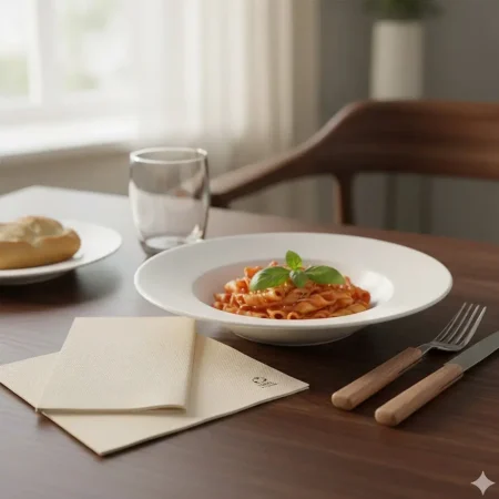 guardanapos em tissue reciclado